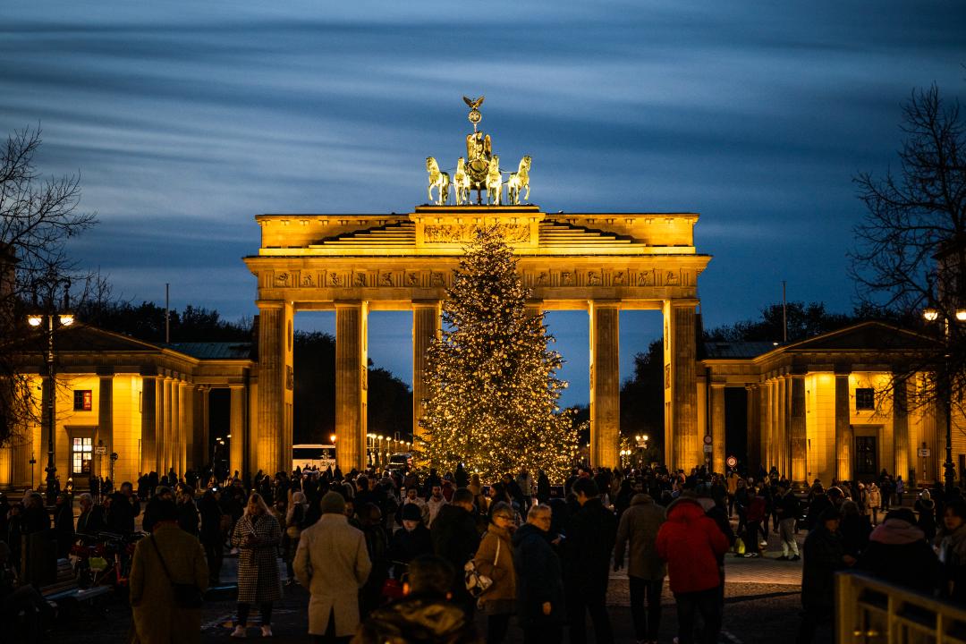 lekker Weihnachtsbaum Brandenburger Tor