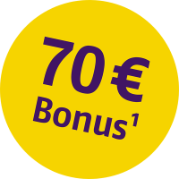 Bonus Störer - 70 EUR - 1