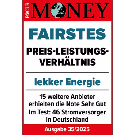 Focus Money: Fairster Stromversorger - 2025